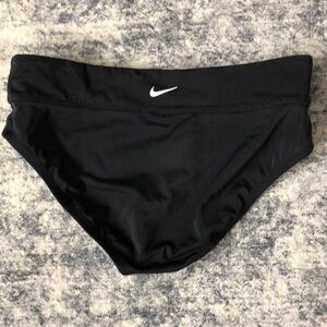 Nike Black Bikini Bottoms – Size S, Athletic Swimwear, Logo Waistband